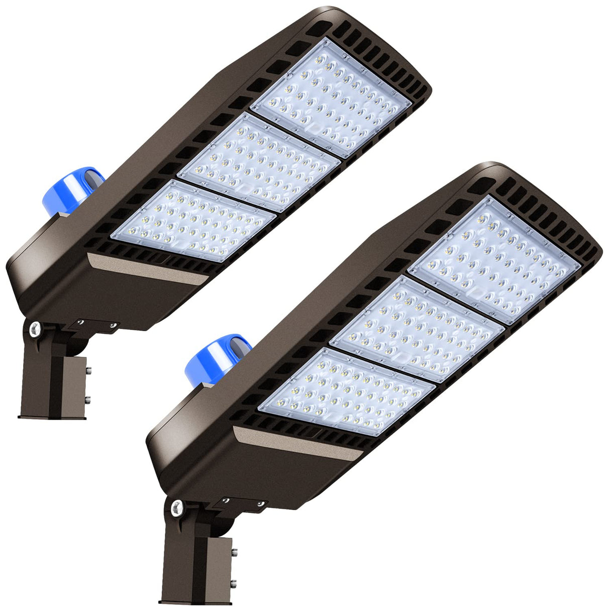 300W LED Parking Lot Light Slip Fitter Mount Dusk to Dawn Outdoor Lighting Exterior