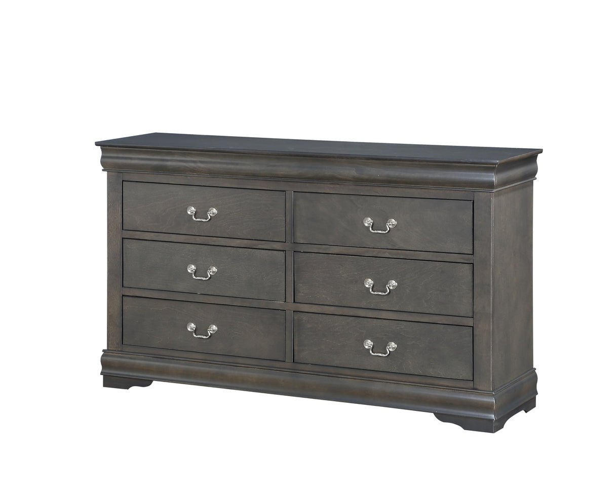 Louis Philippe Dresser in Dark Gray