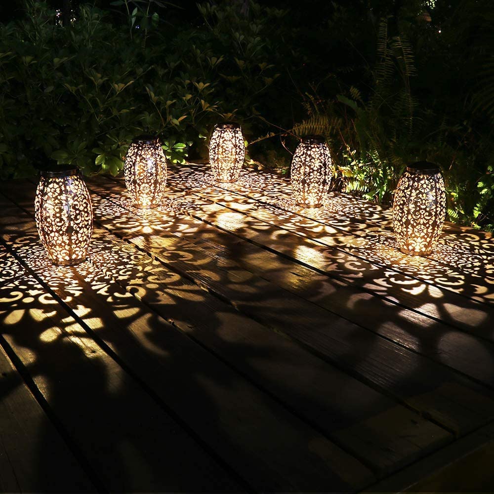 Solar Lantern Lights for Hanging or Table Outdoor Solar Light