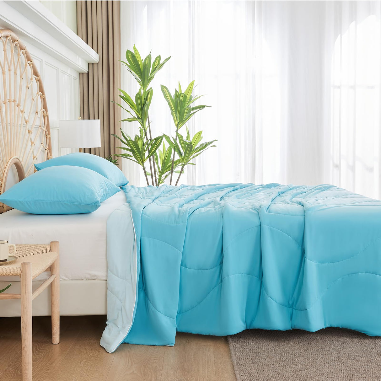 BlueCool™ Cooling Comforter for Hot Sleepers, Night Sweats Relief, Ultra-Breathable