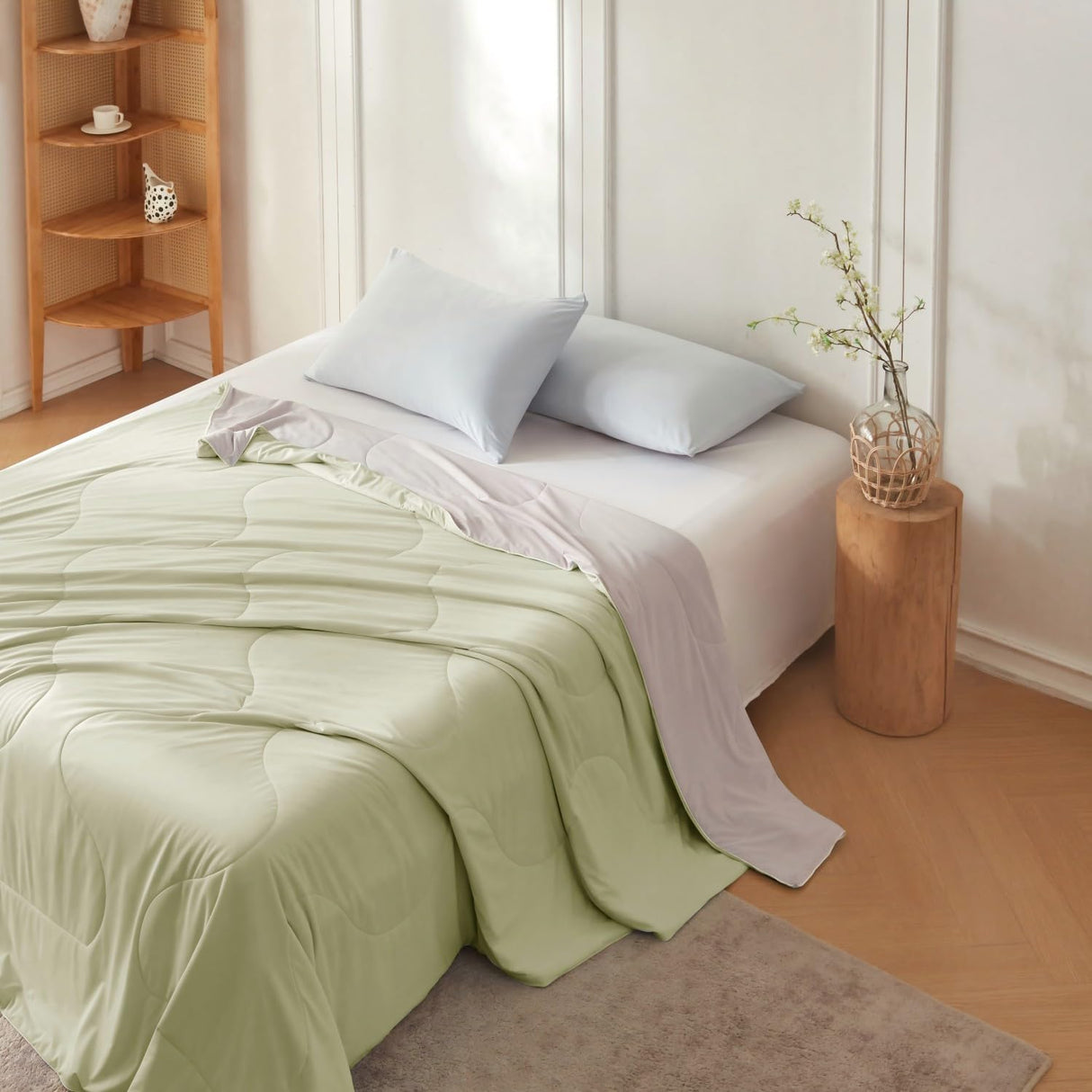 Cooling Comforter Queen Size, Cold Blankets for Hot Sleepers and Night Sweats