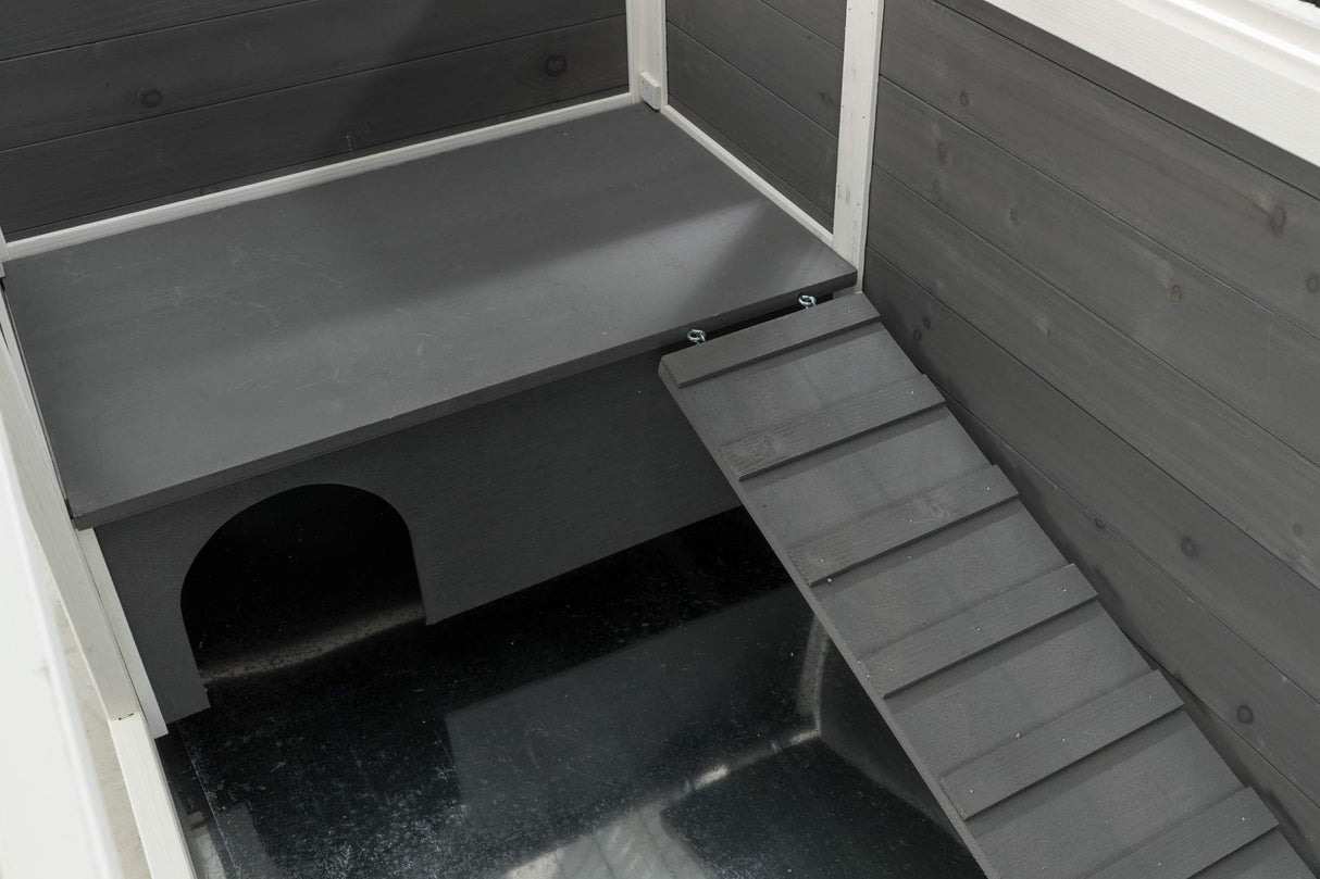 Natura Small Indoor Rabbit Hutch, Pet House for Rabbits and Guinea Pigs