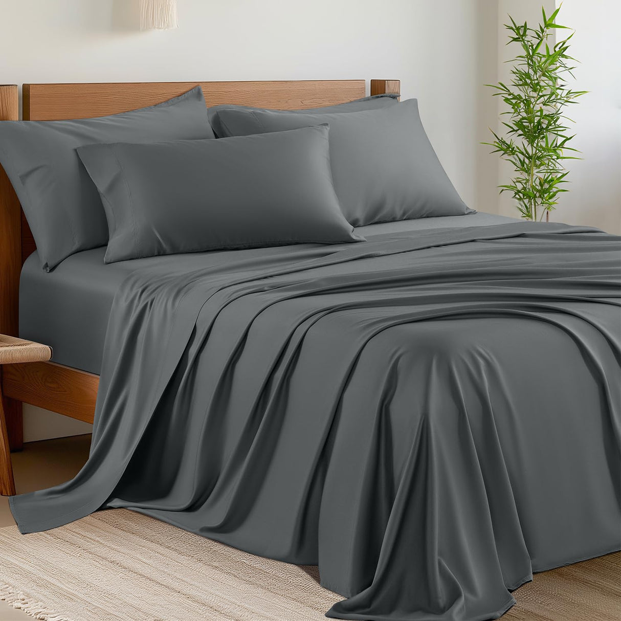 6 Piece Queen Sheet Sets, Cooling Sheets