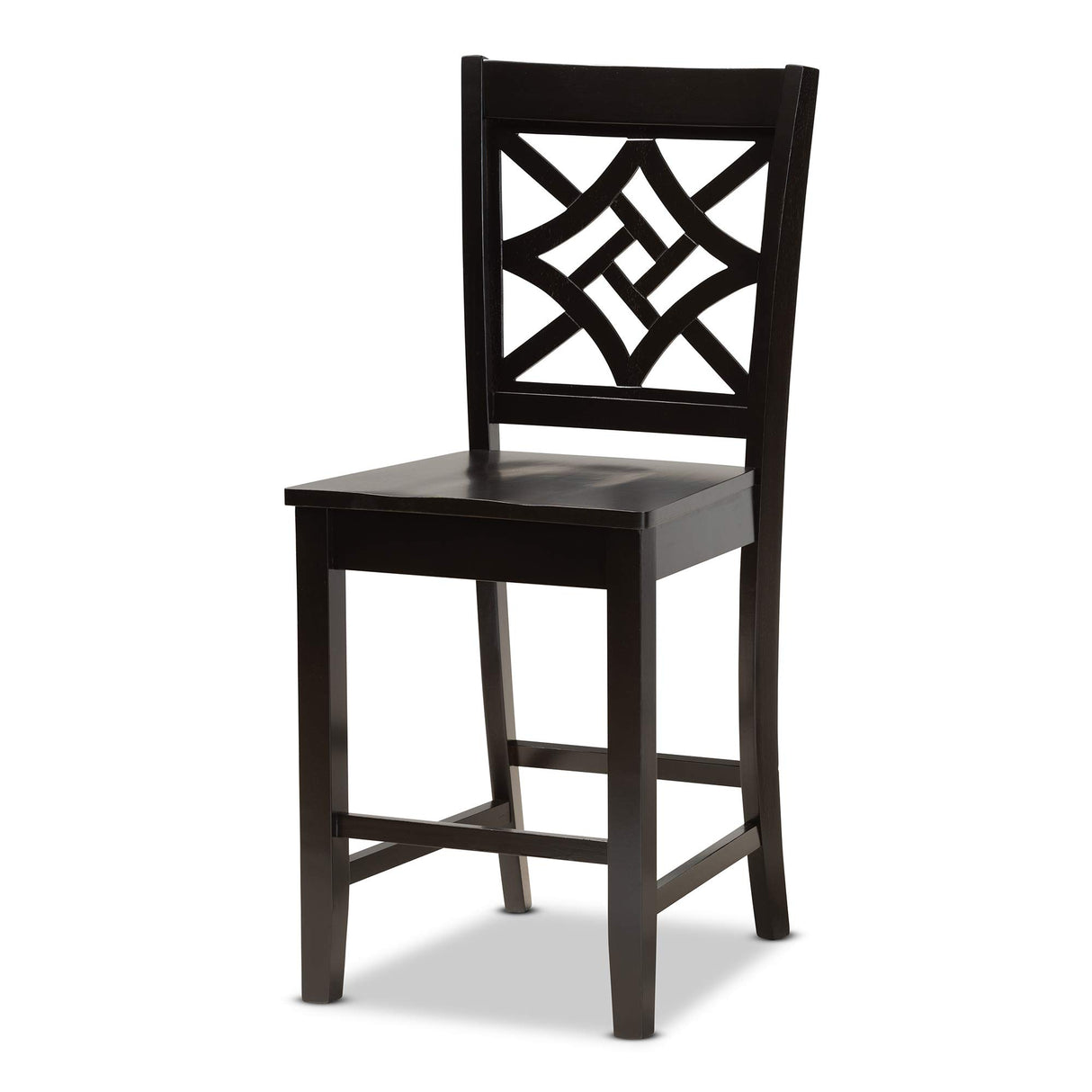 Set - Dark Brown Finished Wood 5-Piece Pub Set