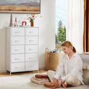 Dresser, Tall Dresser for Bedroom, Drawer Dresser Organizer Storage Drawers