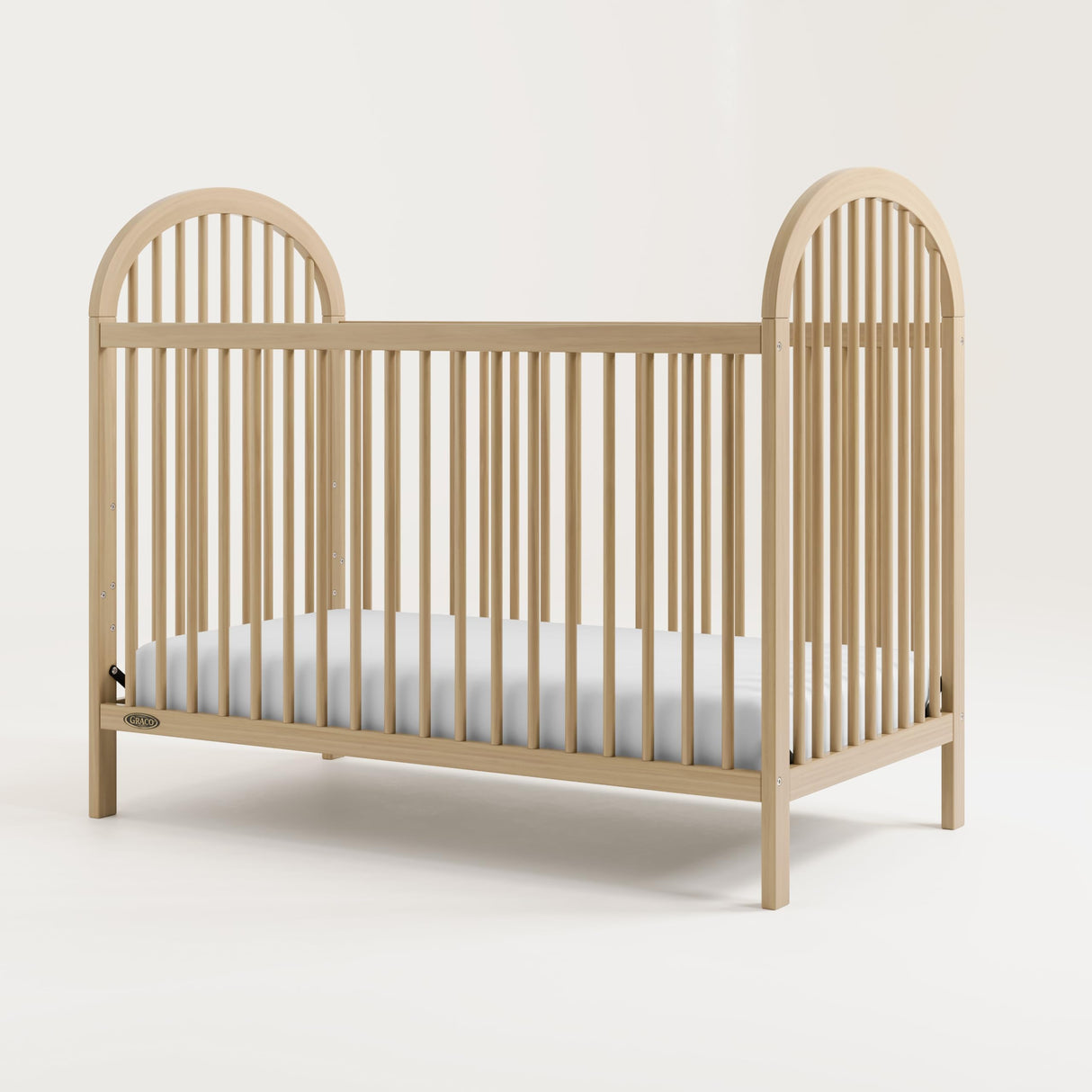 Olivia 3-in-1 Convertible Crib (Driftwood) – GREENGUARD Gold Certified