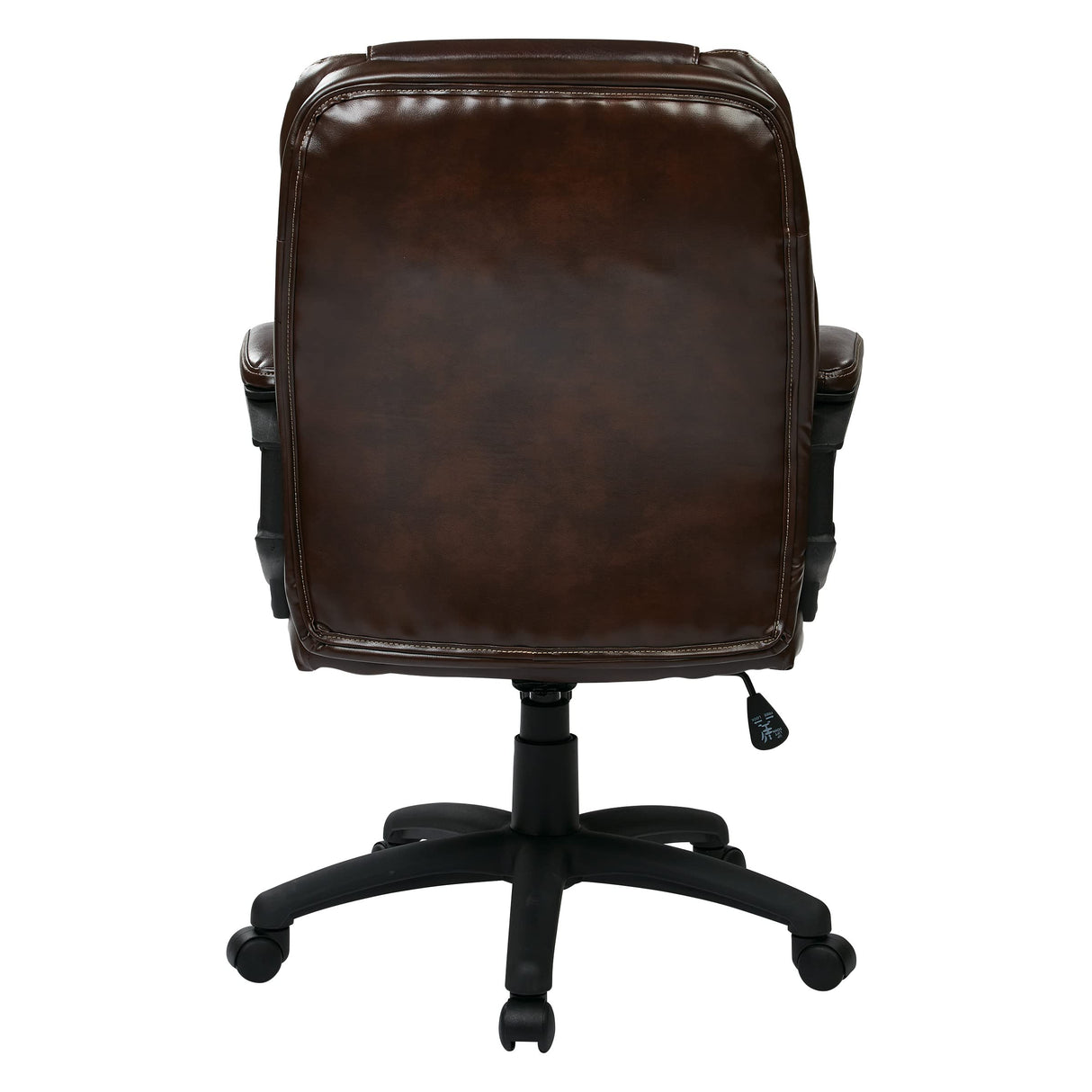 Faux Leather Manager's Office Chair with Lumbar Support