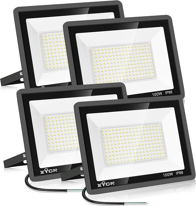 600W 2pack LED Stadium Flood Lights ,(3050W Equivalent)67500LM Super Bright LED