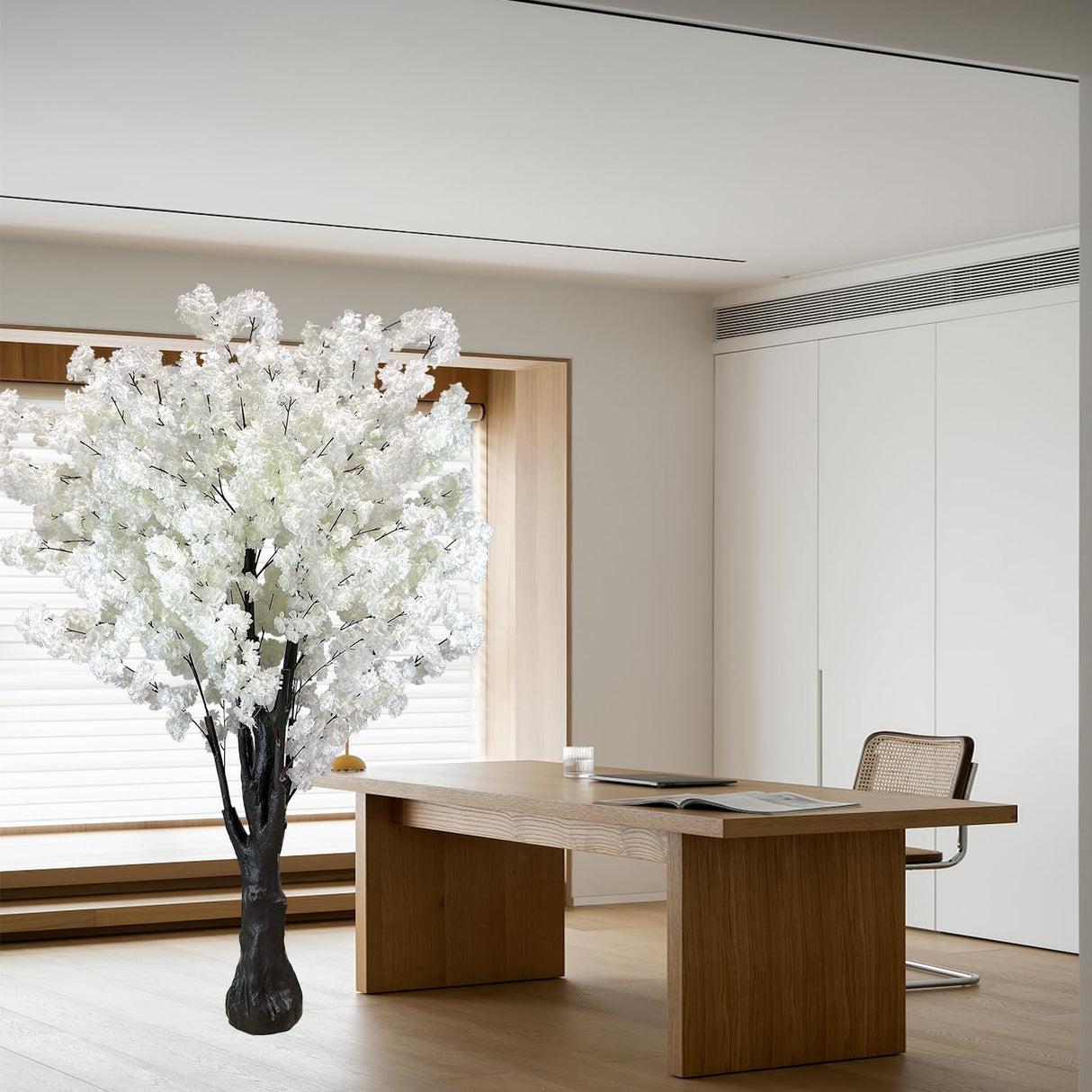 White Artificial Cherry Blossom Trees Faux Cherry Blossom Tree White Tree