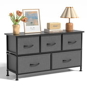 5 Drawers Dresser for Bedroom, Wide Chest of Drawers, Storage Organizer Units