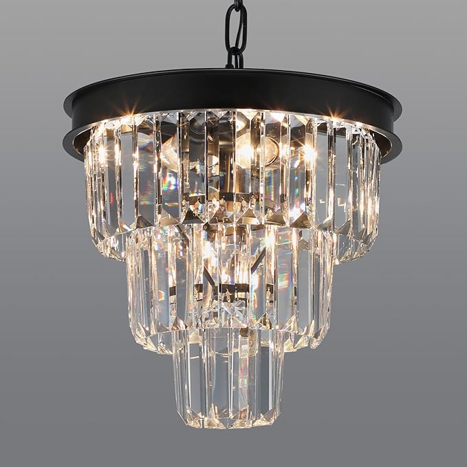 Crystal Chandeliers for Dining Room Light Fixtures Over Table