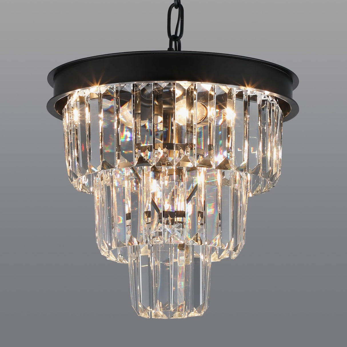 Crystal Chandeliers for Dining Room Light Fixtures Over Table