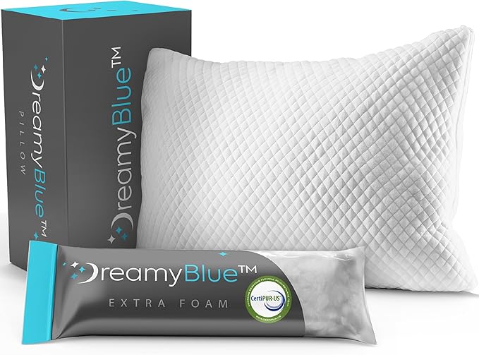 Signature Pillow w/Adjustable Loft β’ Shredded Memory Foam Fill