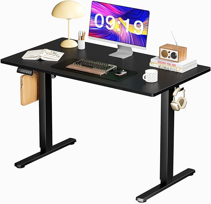Standing Desk, 48 x 24 in Electric Height Adjustable Computer Desk for Home Office