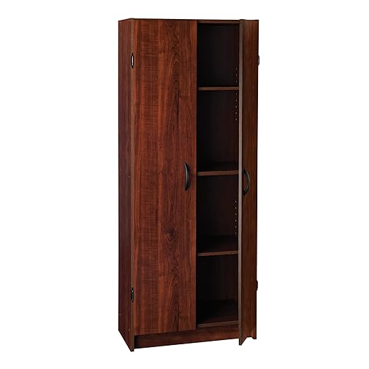 Cabinet Cupboard with 2 Doors, Adjustable Shelves, Standing, Storage for Kitchen,