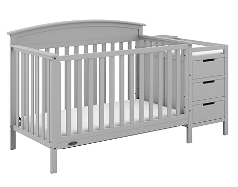 Benton 5-in-1 Convertible Crib (Pebble Gray) – GREENGUARD Gold Certified