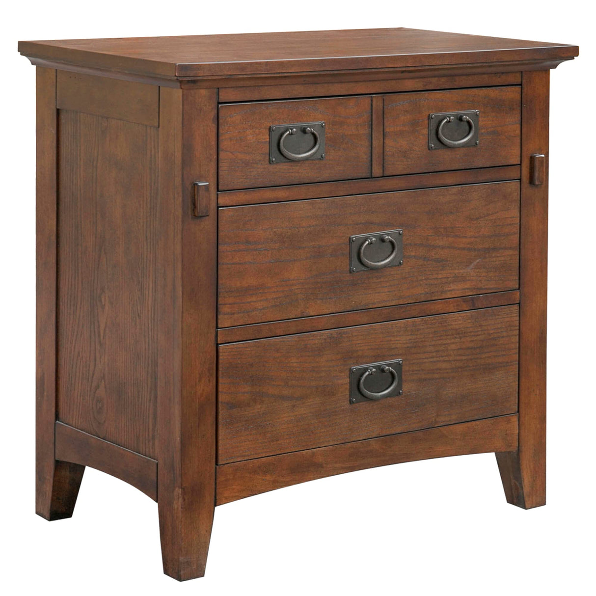 Mission Bay 3 Drawer Nightstand