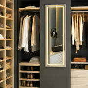 Door Mirror Full Length, Over The Door Hanging Lighted Mirror