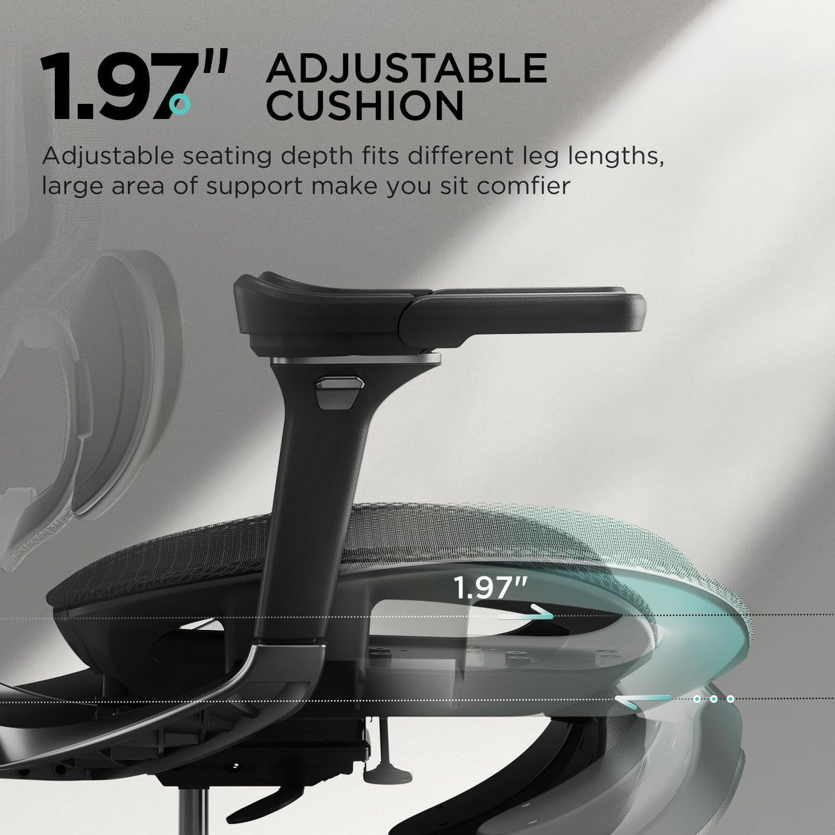 E3 Ergonomic Office Chair, Big and Tall Office Chair - with 3-Zone Dynamic Lumbar