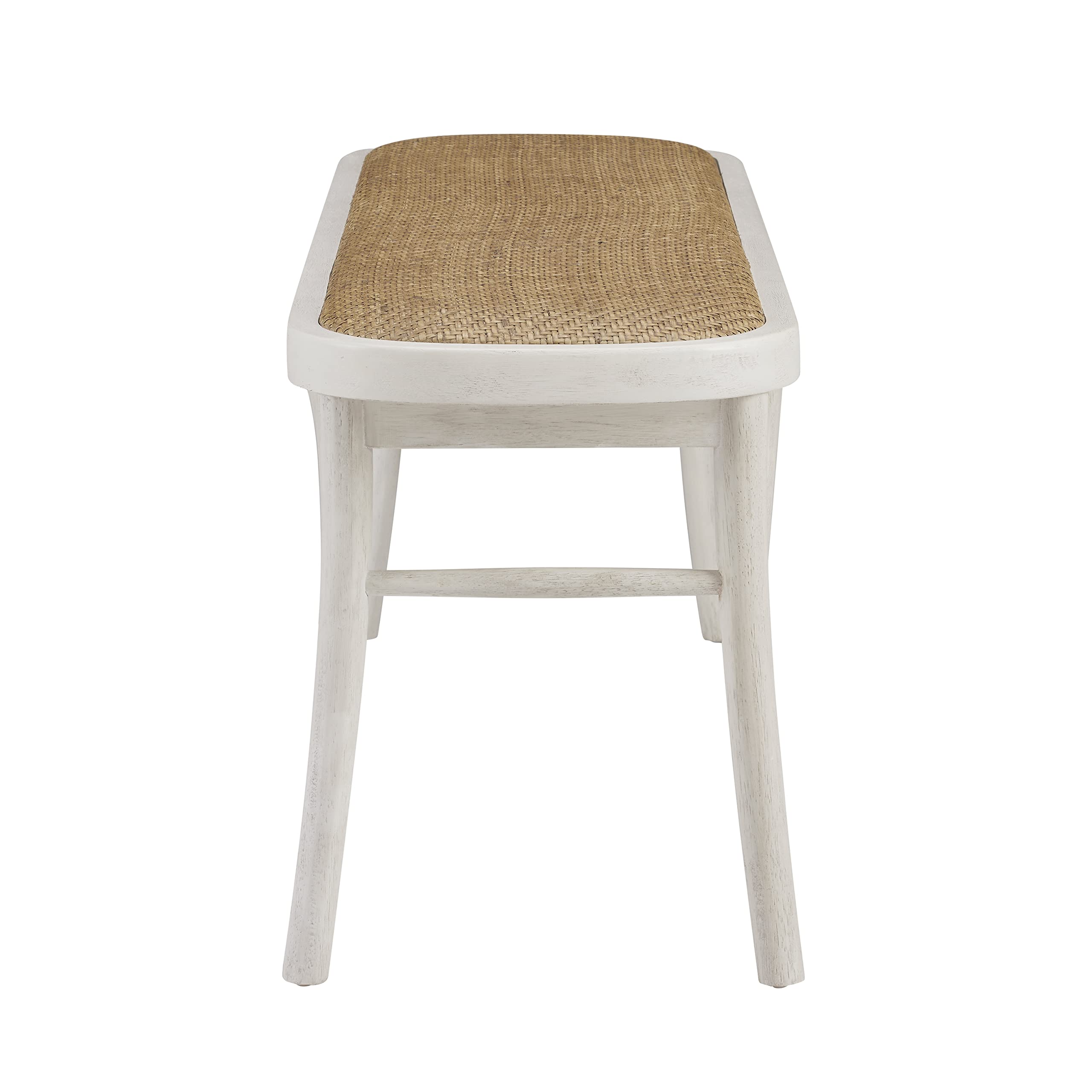 Bentwood Woven Rattan Seat Hank Bench