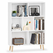 Cube Bookshelf, 3-Tier Floor Standing Display Cabinet Rack with Legs