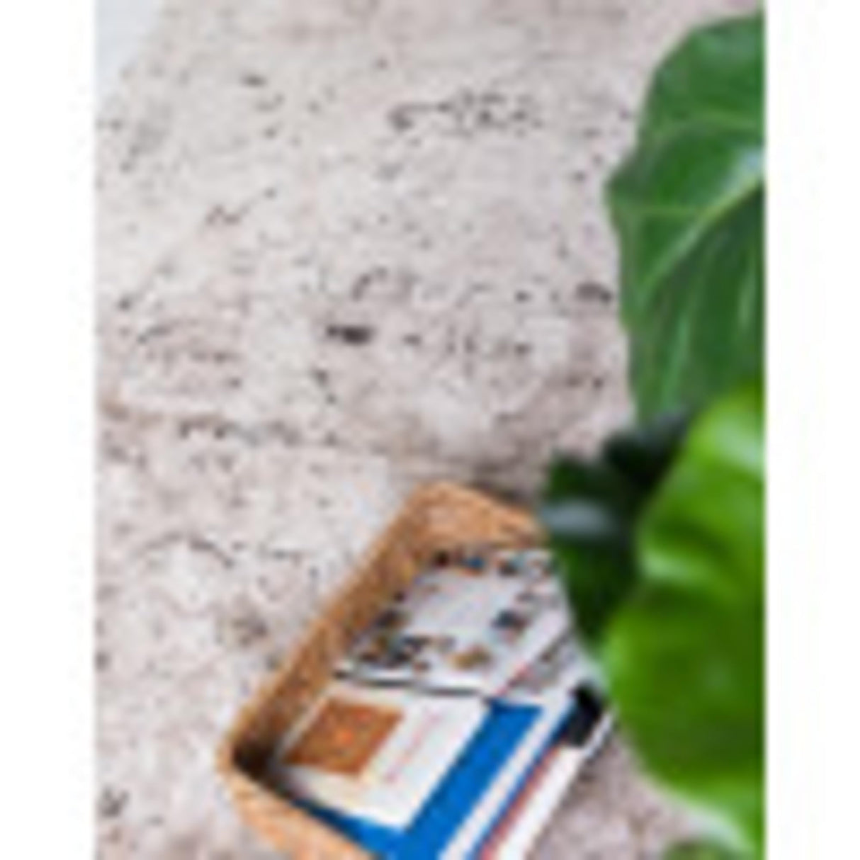 Unique Loom Portland Collection Area Rug - Astoria (6' 1" x 9' Rectangle, Beige/ Gray)