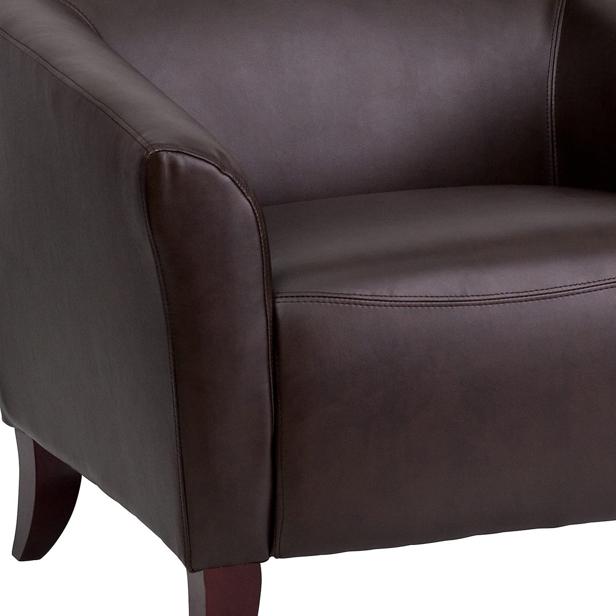 HERCULES Imperial Series Brown LeatherSoft Chair