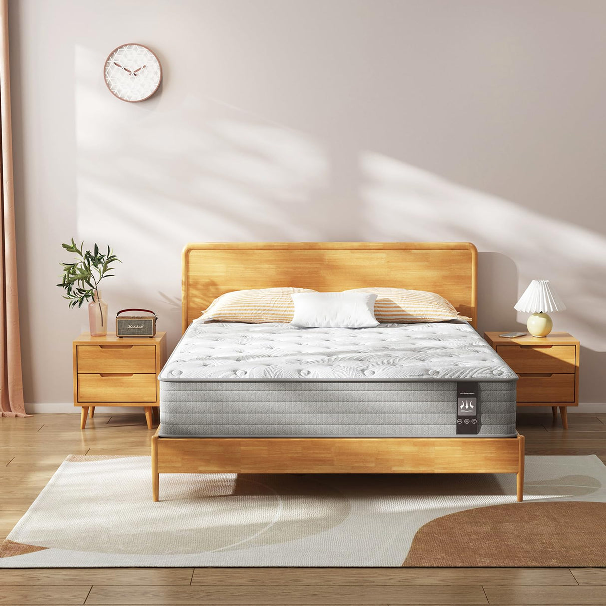 Twin XL Size Mattress in a Box 12in Twin XL Mattress Medium Firm Memory Foam Mattress Colchones