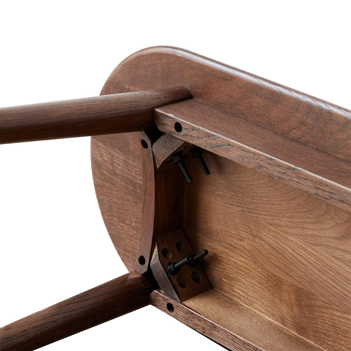 Wooden Bench Indoor, Solid Wood Dining Bench for Dining Room, Entryway, Bedroom