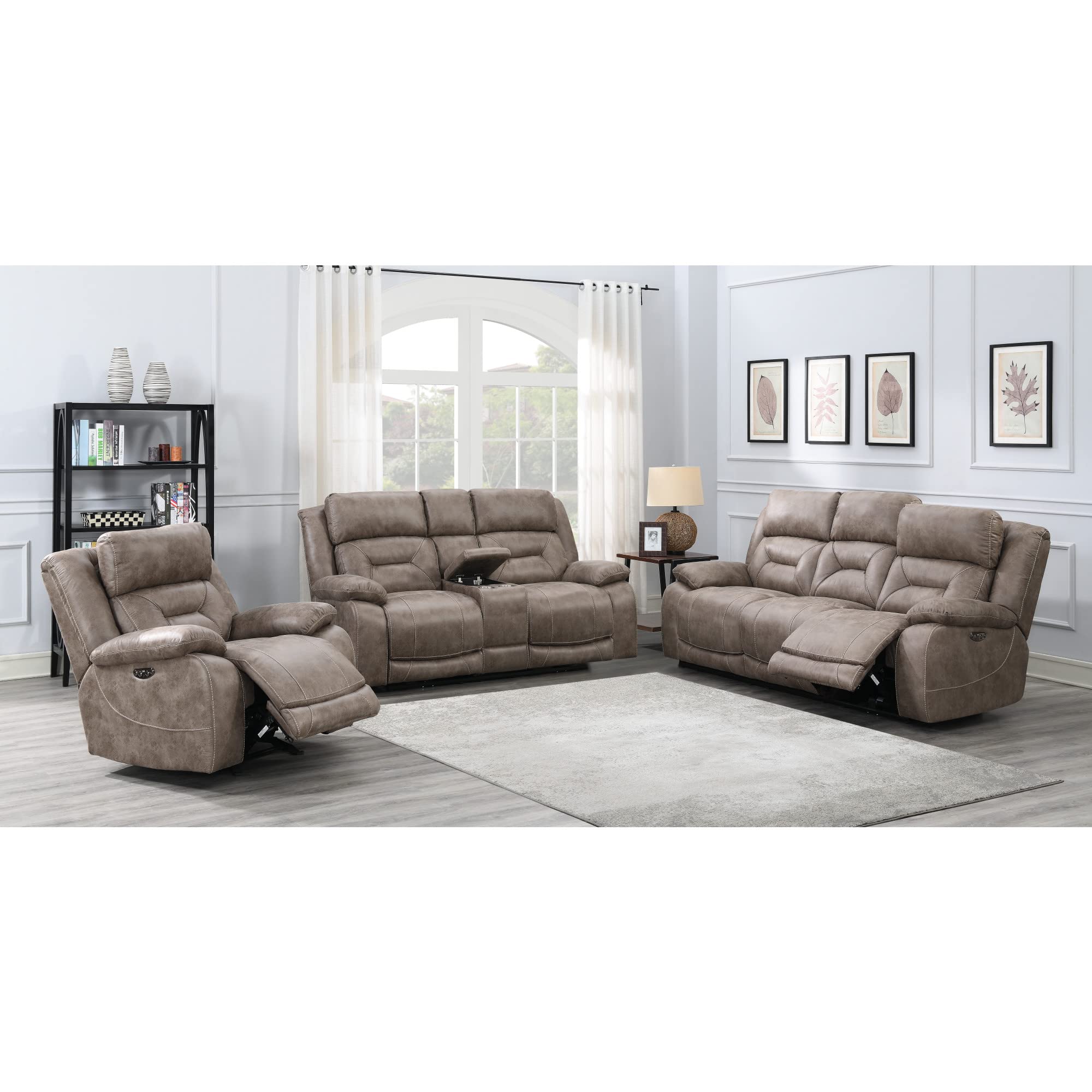 CloudEase Power Recliner Chair – Gel Memory Foam, Lay-Flat, USB