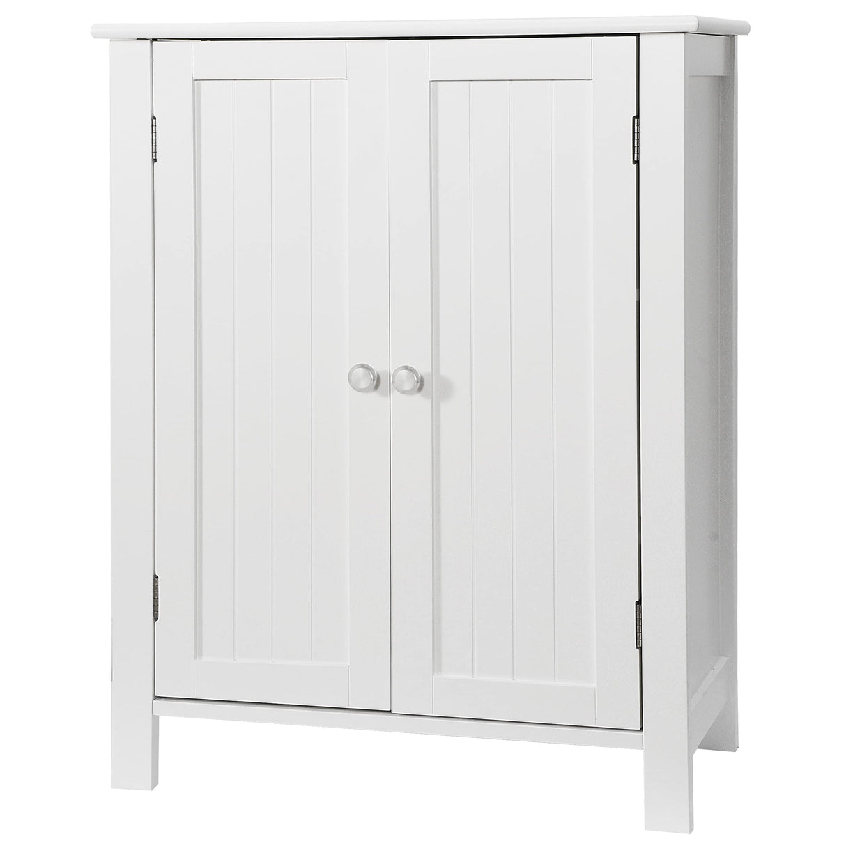 Bathroom Floor Storage Cabinet, Stand Wooden Side Organizer Cabinet