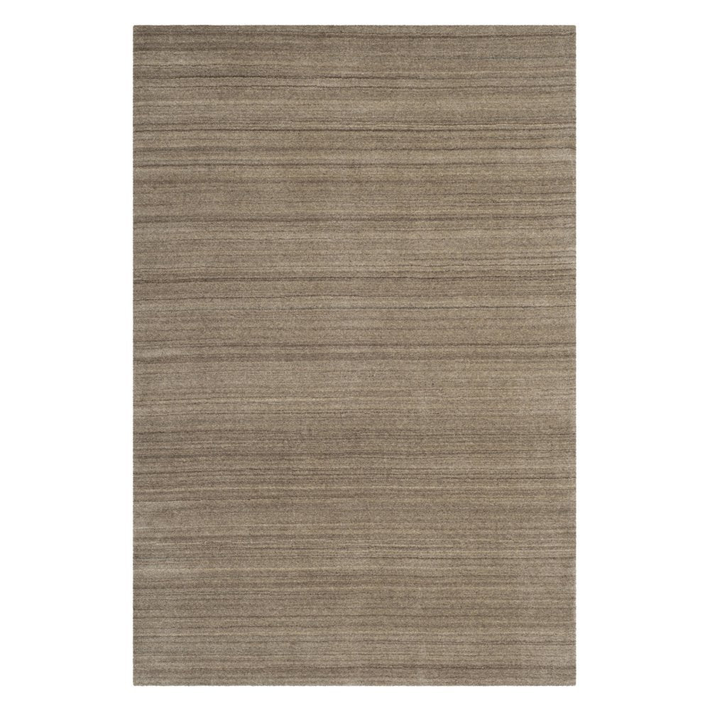 Himalaya Collection 6' Square Taupe HIM820B Handmade Premium Wool Area Rug