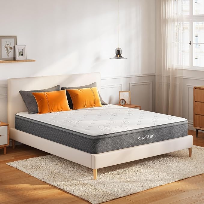 Queen Mattress - 12 Inch Queen Bed Mattress