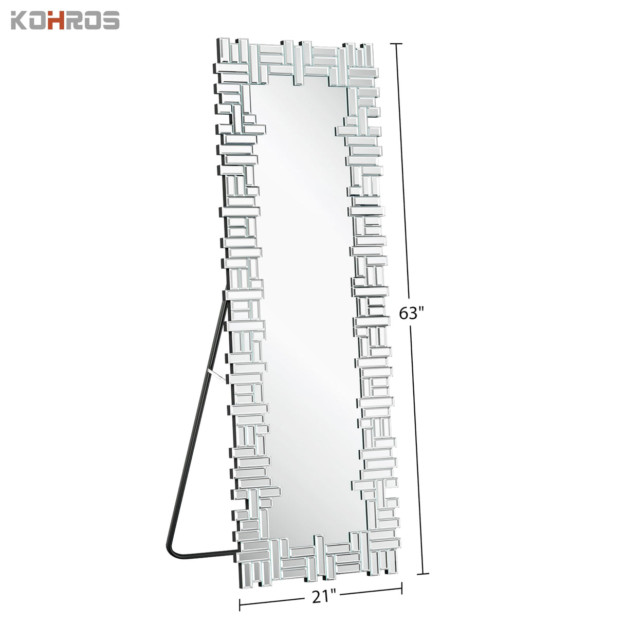 Full Body Mirror with Stand Full Length Mirror