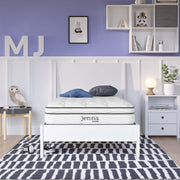 Jenna 8” Innerspring and Memory Foam Narrow Twin Mattress With Individually Encased Coils