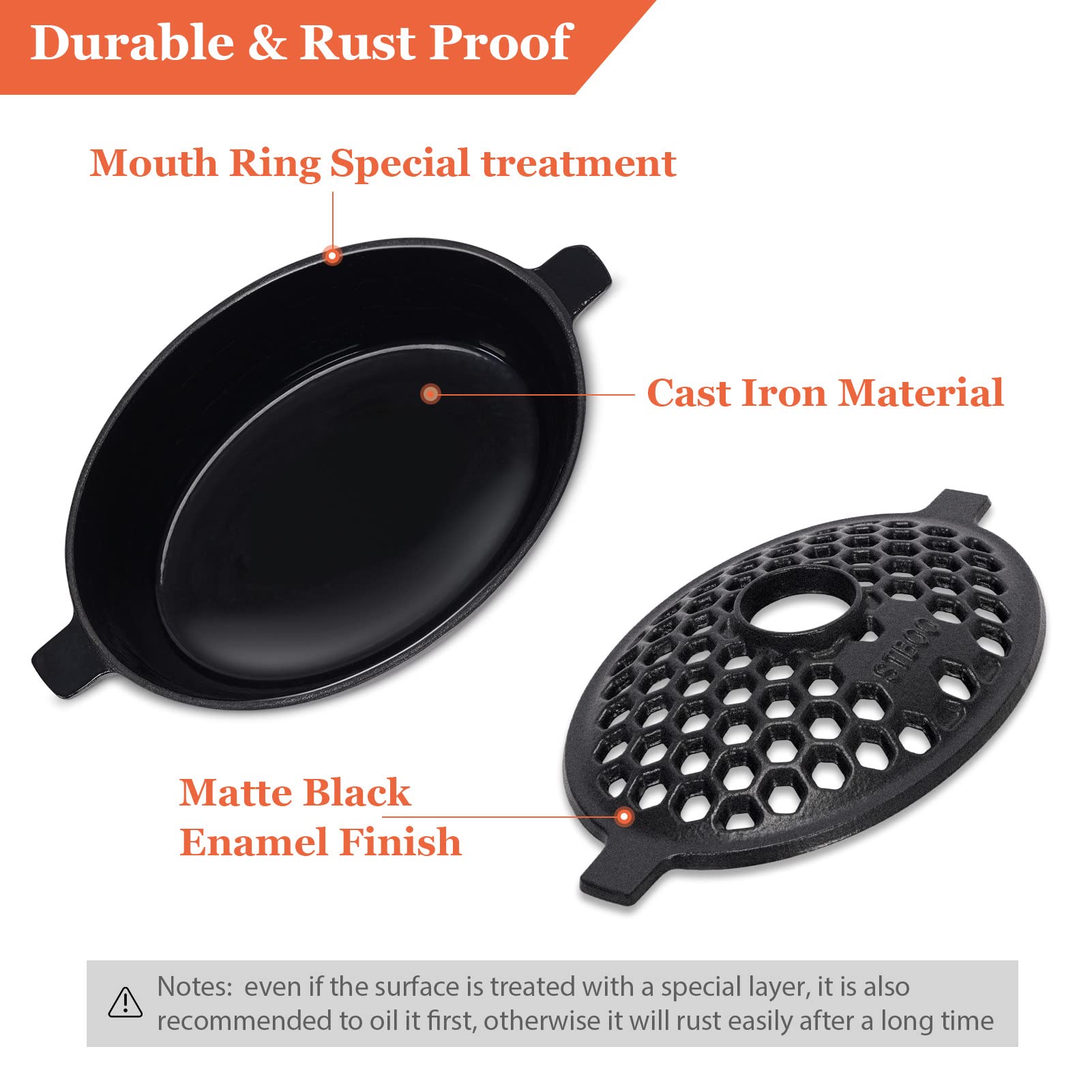 Wood Stove Steamer, Cast Iron Fireplace Humidifier