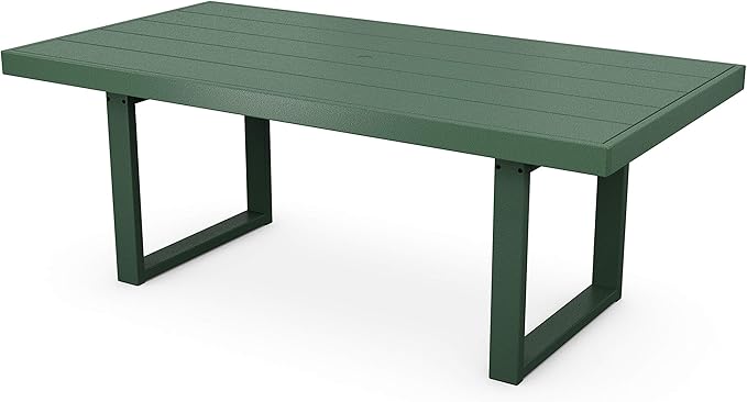 Edge Dining Table, Black (78 x 29.25 x 40.15 (WxHxD), 142 pounds