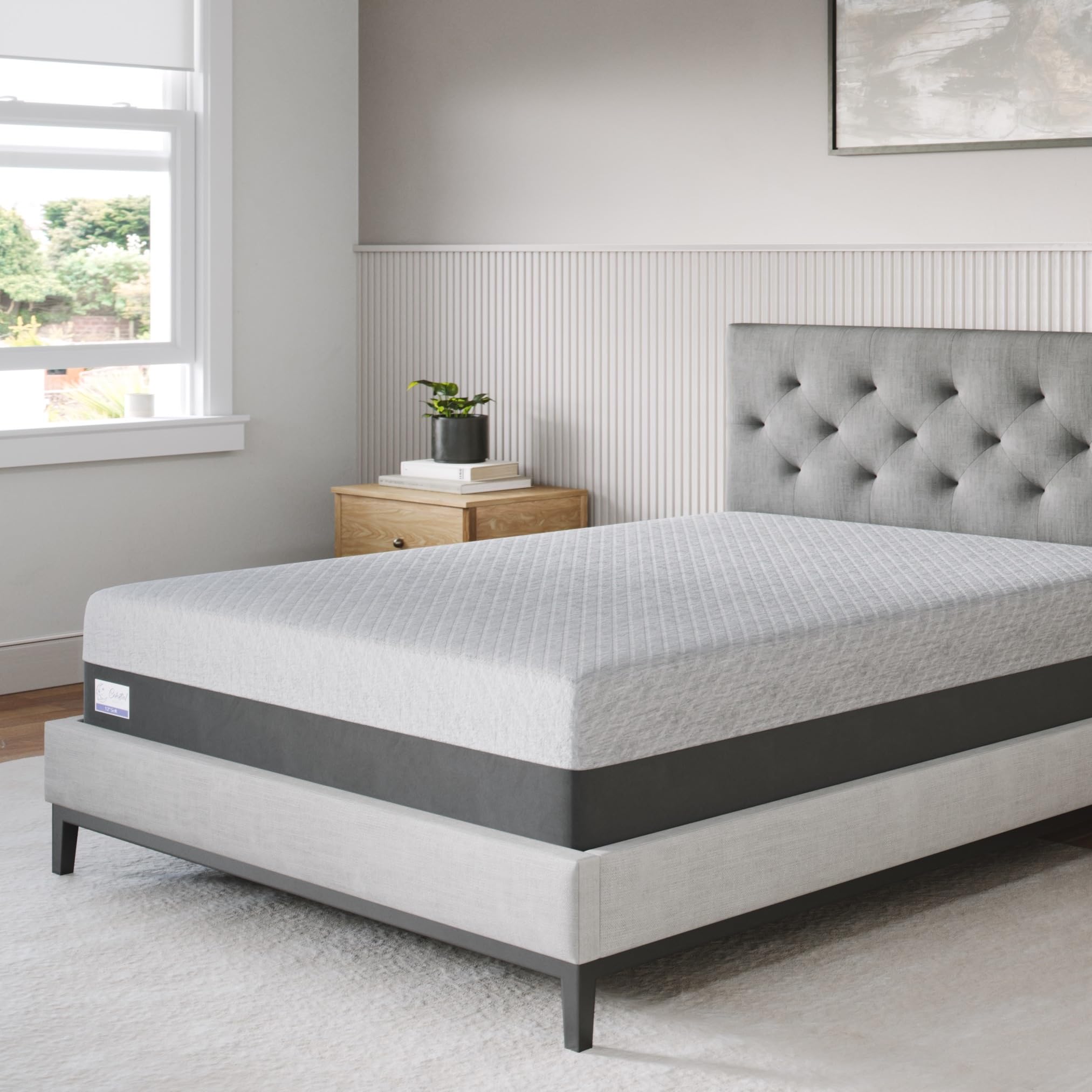 Gel Memory Foam Mattress in a Box, Made in The USA
