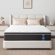 Queen Mattress, 12 Inch Queen Size Hybrid Mattresses in a Box Upgrade Strengthen