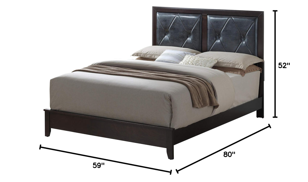 Primo Full Panel Bed in Espresso