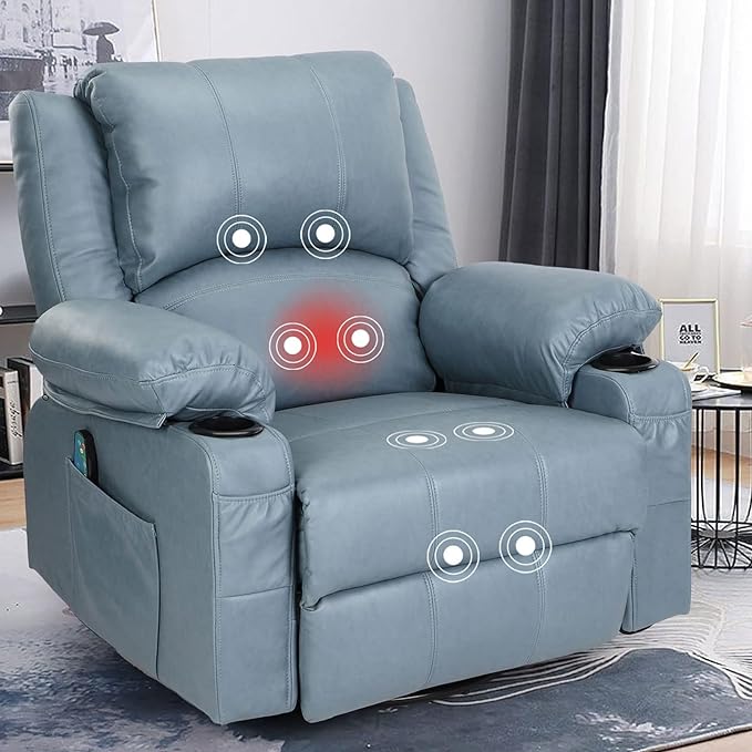 Massage Recliner Chairs for Living Room,Rocker Recliner