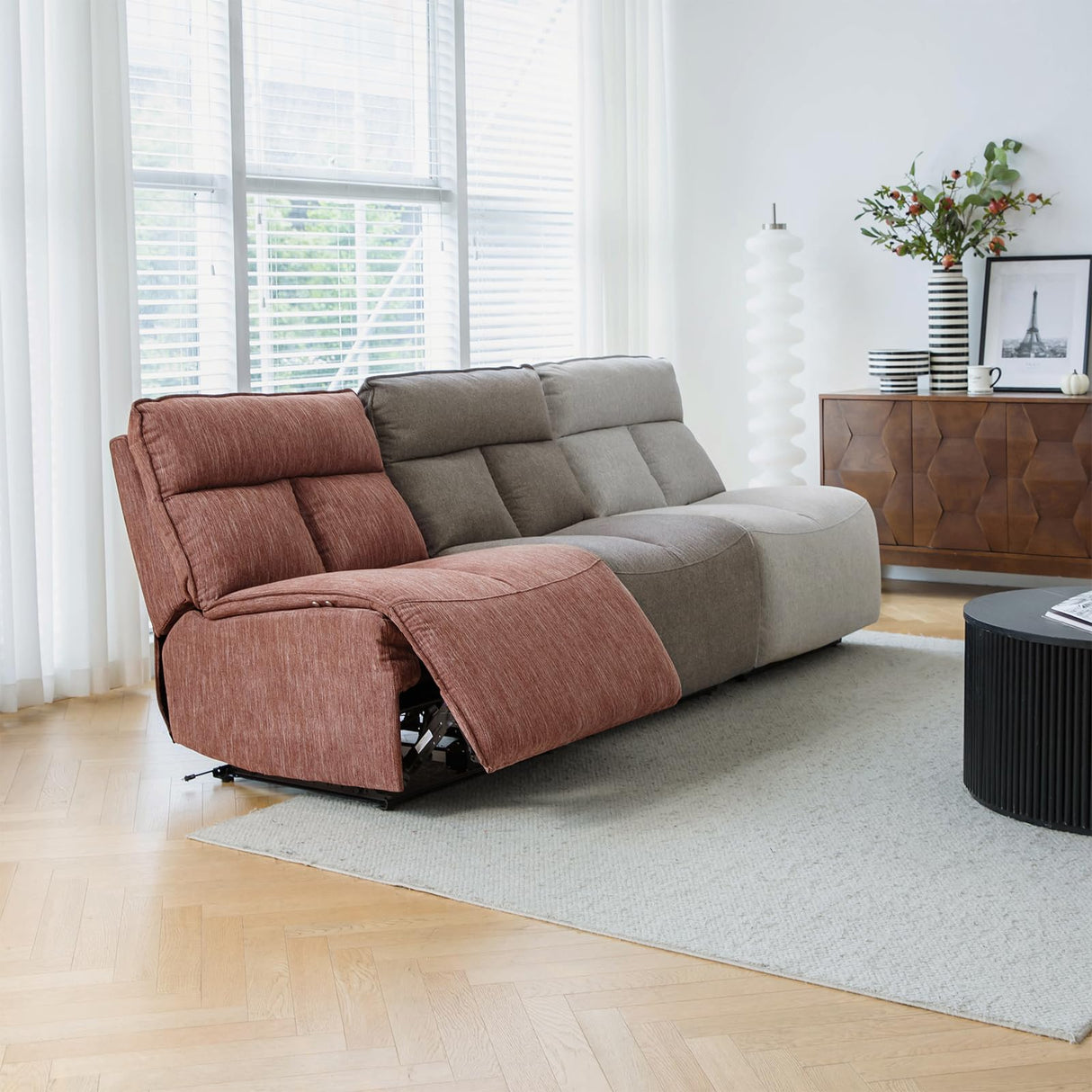 ComfortGlide Oversized Power Recliner Chair – Adjustable Backrest, Electric Recline