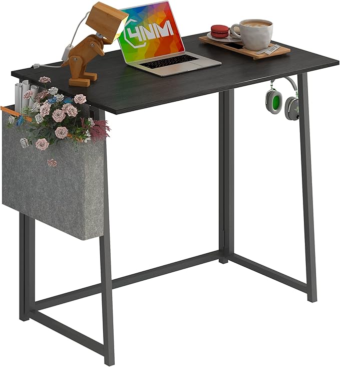 31.5" Folding Desk, Simple Assembly Computer Desk Study Writing Table for Small