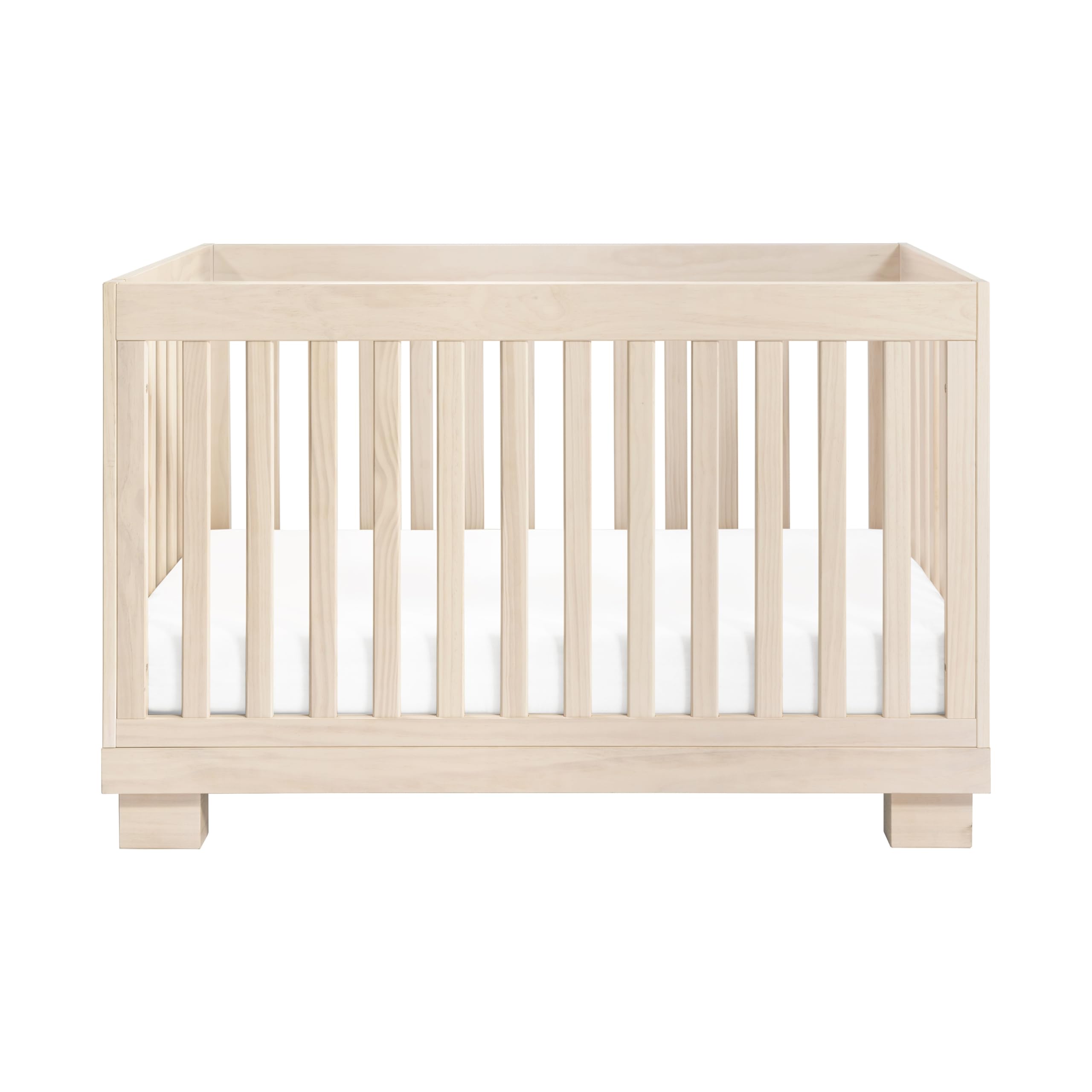 Modo 3-in-1 Convertible Crib with Toddler Bed Conversion Kit in Washed Natural