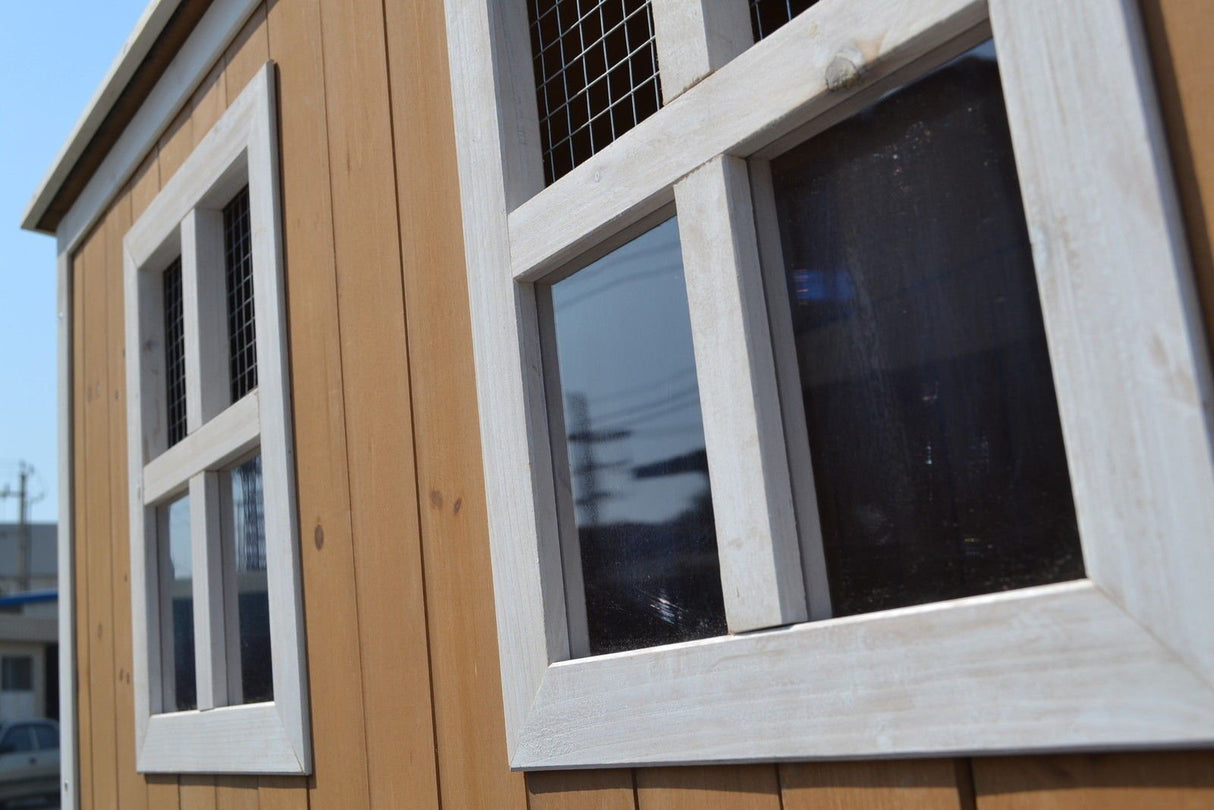 New Large Wood Chicken Coop Backyard Hen House 4-8 Chickens w 4 Nesting Box