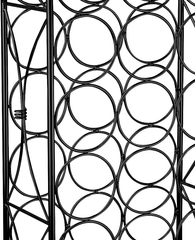 Freestanding Wine Rack - Elegant and Unique Bordeaux Chateau Style Floor Wine Stand