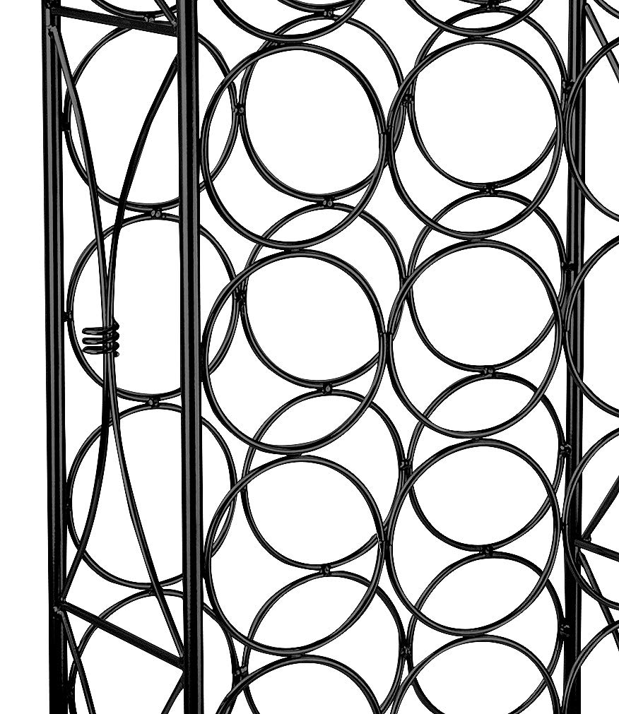 Freestanding Wine Rack - Elegant and Unique Bordeaux Chateau Style Floor Wine Stand