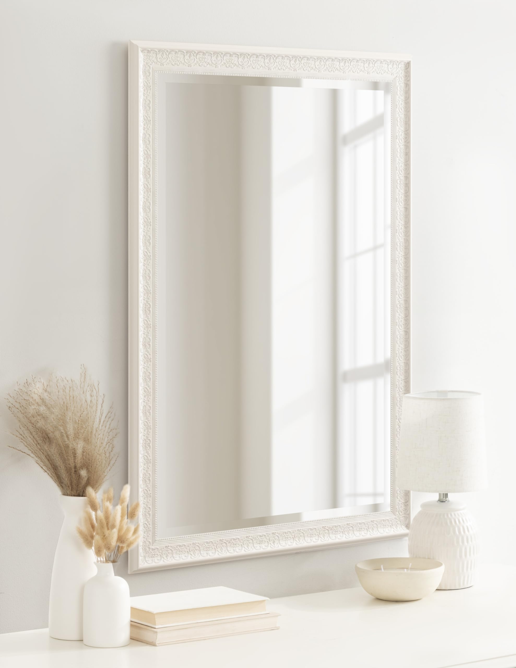 Alysia Decorative Frame Rectangle Wall Mirror