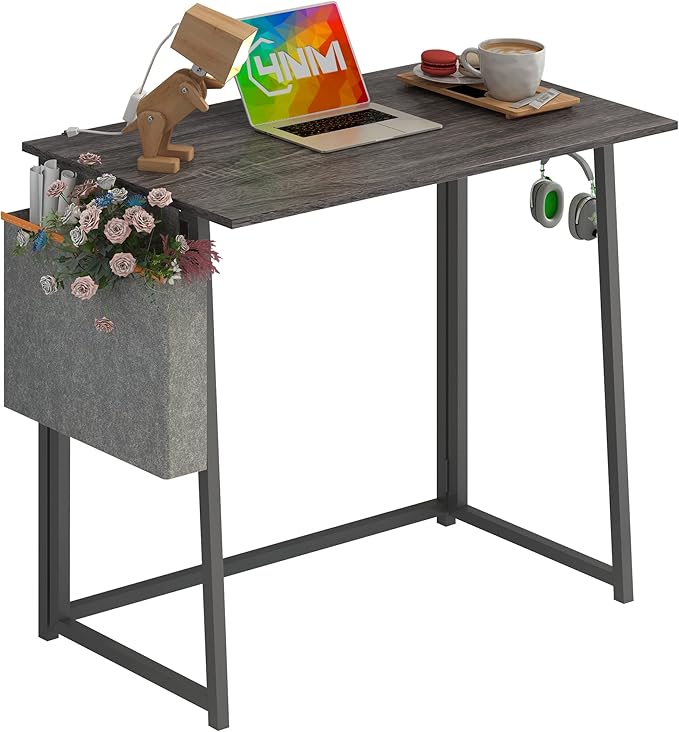 31.5" Folding Desk, Simple Assembly Computer Desk Study Writing Table for Small