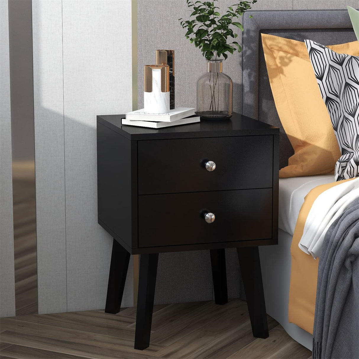 Nightstand, Modern Table, Night End Side Stand Bed Table